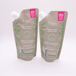 Renpure Hair Mask Restorative Hemp Oil moisture therapy 6.8 fl oz 2 pack new